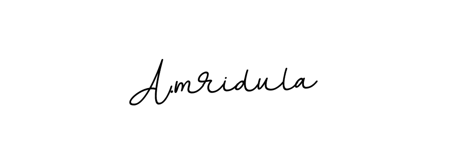 How to make A.mridula name signature. Use BallpointsItalic-DORy9 style for creating short signs online. This is the latest handwritten sign. A.mridula signature style 11 images and pictures png