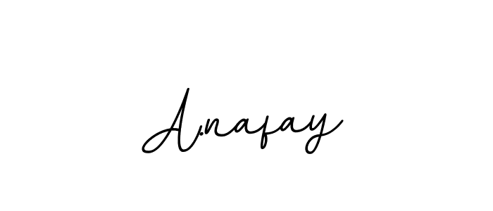 A.nafay stylish signature style. Best Handwritten Sign (BallpointsItalic-DORy9) for my name. Handwritten Signature Collection Ideas for my name A.nafay. A.nafay signature style 11 images and pictures png