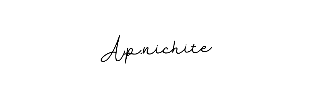 Also You can easily find your signature by using the search form. We will create A.p.nichite name handwritten signature images for you free of cost using BallpointsItalic-DORy9 sign style. A.p.nichite signature style 11 images and pictures png