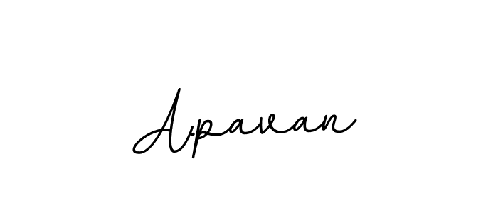 Make a beautiful signature design for name A.pavan. With this signature (BallpointsItalic-DORy9) style, you can create a handwritten signature for free. A.pavan signature style 11 images and pictures png