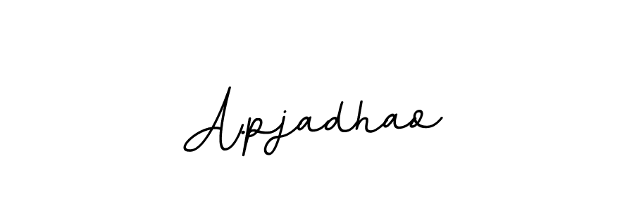 Check out images of Autograph of A.pjadhao name. Actor A.pjadhao Signature Style. BallpointsItalic-DORy9 is a professional sign style online. A.pjadhao signature style 11 images and pictures png