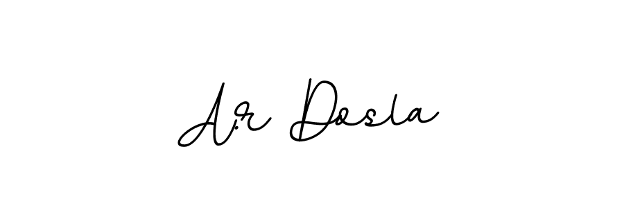 A.r Dosla stylish signature style. Best Handwritten Sign (BallpointsItalic-DORy9) for my name. Handwritten Signature Collection Ideas for my name A.r Dosla. A.r Dosla signature style 11 images and pictures png