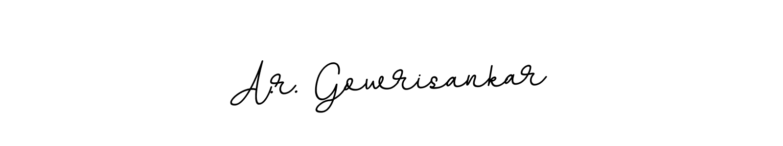 Also You can easily find your signature by using the search form. We will create A.r. Gowrisankar name handwritten signature images for you free of cost using BallpointsItalic-DORy9 sign style. A.r. Gowrisankar signature style 11 images and pictures png