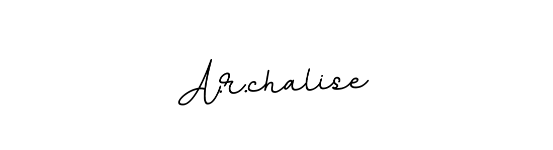 The best way (BallpointsItalic-DORy9) to make a short signature is to pick only two or three words in your name. The name A.r.chalise include a total of six letters. For converting this name. A.r.chalise signature style 11 images and pictures png