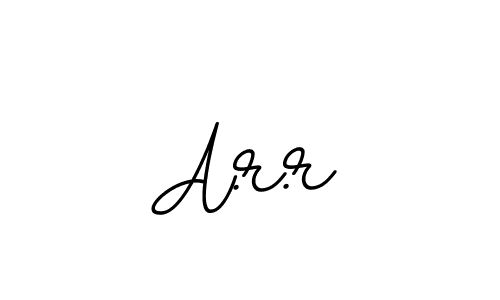 Also we have A.r.r name is the best signature style. Create professional handwritten signature collection using BallpointsItalic-DORy9 autograph style. A.r.r signature style 11 images and pictures png