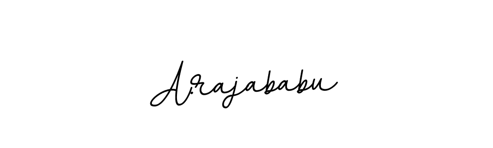 Make a beautiful signature design for name A.rajababu. Use this online signature maker to create a handwritten signature for free. A.rajababu signature style 11 images and pictures png