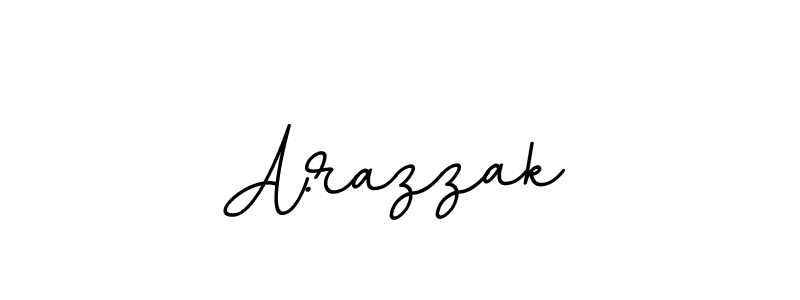 Also we have A.razzak name is the best signature style. Create professional handwritten signature collection using BallpointsItalic-DORy9 autograph style. A.razzak signature style 11 images and pictures png