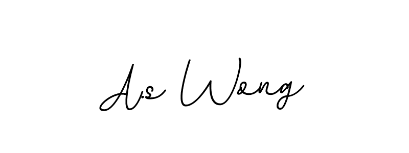 Design your own signature with our free online signature maker. With this signature software, you can create a handwritten (BallpointsItalic-DORy9) signature for name A.s Wong. A.s Wong signature style 11 images and pictures png