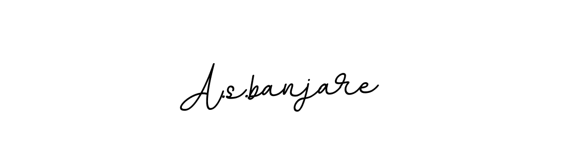 Create a beautiful signature design for name A.s.banjare. With this signature (BallpointsItalic-DORy9) fonts, you can make a handwritten signature for free. A.s.banjare signature style 11 images and pictures png