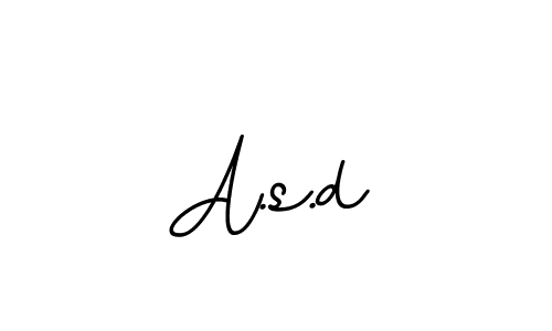 Also we have A.s.d name is the best signature style. Create professional handwritten signature collection using BallpointsItalic-DORy9 autograph style. A.s.d signature style 11 images and pictures png