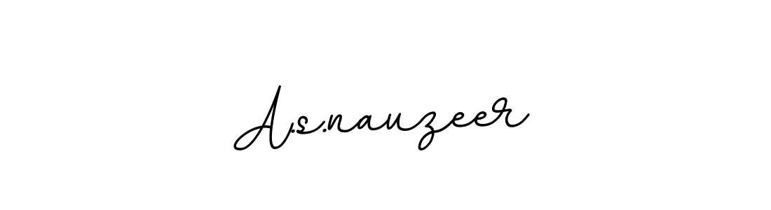 It looks lik you need a new signature style for name A.s.nauzeer. Design unique handwritten (BallpointsItalic-DORy9) signature with our free signature maker in just a few clicks. A.s.nauzeer signature style 11 images and pictures png