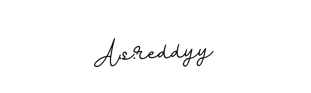 Make a beautiful signature design for name A.s.reddyy. With this signature (BallpointsItalic-DORy9) style, you can create a handwritten signature for free. A.s.reddyy signature style 11 images and pictures png