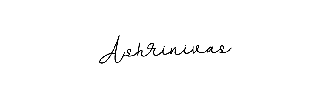 You should practise on your own different ways (BallpointsItalic-DORy9) to write your name (A.shrinivas) in signature. don't let someone else do it for you. A.shrinivas signature style 11 images and pictures png