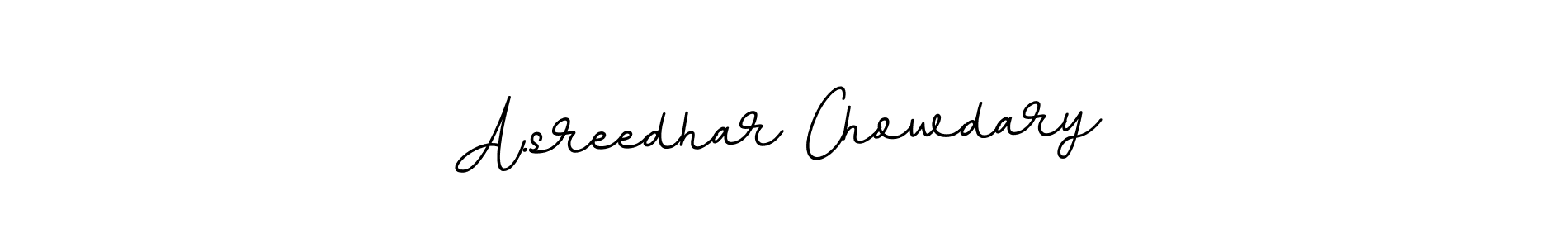 Also You can easily find your signature by using the search form. We will create A.sreedhar Chowdary name handwritten signature images for you free of cost using BallpointsItalic-DORy9 sign style. A.sreedhar Chowdary signature style 11 images and pictures png