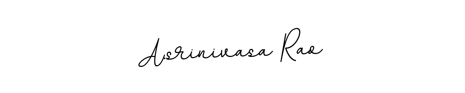 Use a signature maker to create a handwritten signature online. With this signature software, you can design (BallpointsItalic-DORy9) your own signature for name A.srinivasa Rao. A.srinivasa Rao signature style 11 images and pictures png