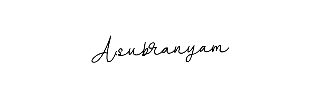 Check out images of Autograph of A.subranyam name. Actor A.subranyam Signature Style. BallpointsItalic-DORy9 is a professional sign style online. A.subranyam signature style 11 images and pictures png