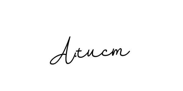 Also You can easily find your signature by using the search form. We will create A.tucm name handwritten signature images for you free of cost using BallpointsItalic-DORy9 sign style. A.tucm signature style 11 images and pictures png