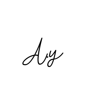 Use a signature maker to create a handwritten signature online. With this signature software, you can design (BallpointsItalic-DORy9) your own signature for name A.y. A.y signature style 11 images and pictures png