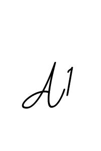 Make a beautiful signature design for name A1. With this signature (BallpointsItalic-DORy9) style, you can create a handwritten signature for free. A1 signature style 11 images and pictures png