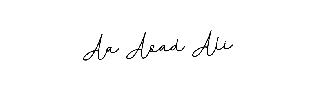 Design your own signature with our free online signature maker. With this signature software, you can create a handwritten (BallpointsItalic-DORy9) signature for name Aa Asad Ali. Aa Asad Ali signature style 11 images and pictures png