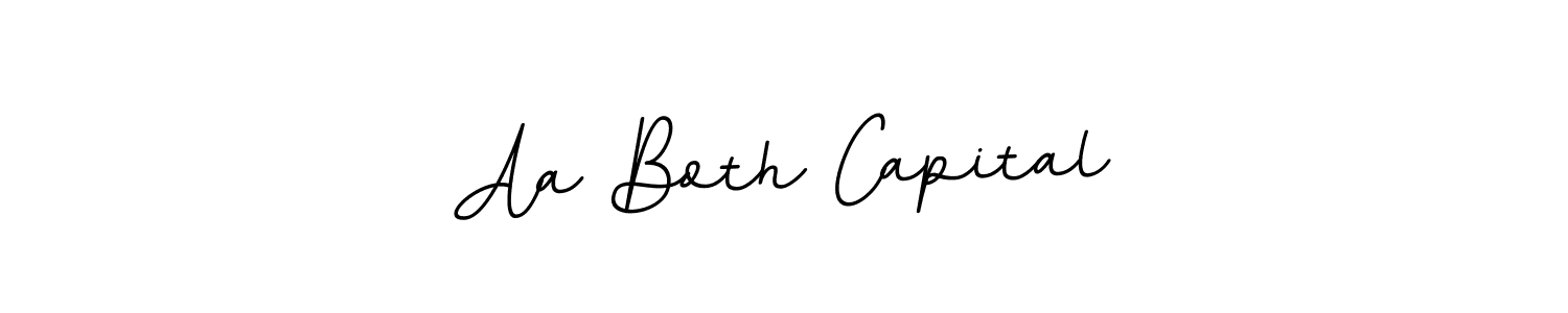 This is the best signature style for the Aa Both Capital name. Also you like these signature font (BallpointsItalic-DORy9). Mix name signature. Aa Both Capital signature style 11 images and pictures png