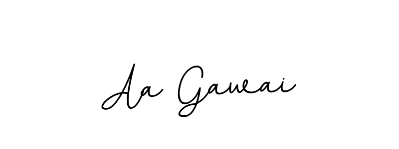How to make Aa Gawai signature? BallpointsItalic-DORy9 is a professional autograph style. Create handwritten signature for Aa Gawai name. Aa Gawai signature style 11 images and pictures png