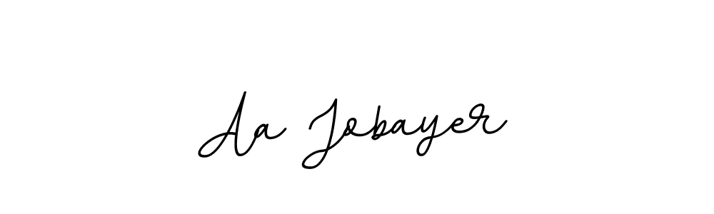 Design your own signature with our free online signature maker. With this signature software, you can create a handwritten (BallpointsItalic-DORy9) signature for name Aa Jobayer. Aa Jobayer signature style 11 images and pictures png