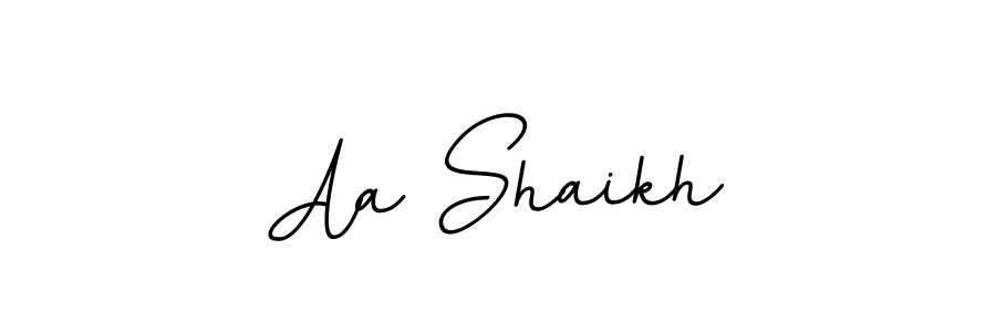 Aa Shaikh stylish signature style. Best Handwritten Sign (BallpointsItalic-DORy9) for my name. Handwritten Signature Collection Ideas for my name Aa Shaikh. Aa Shaikh signature style 11 images and pictures png