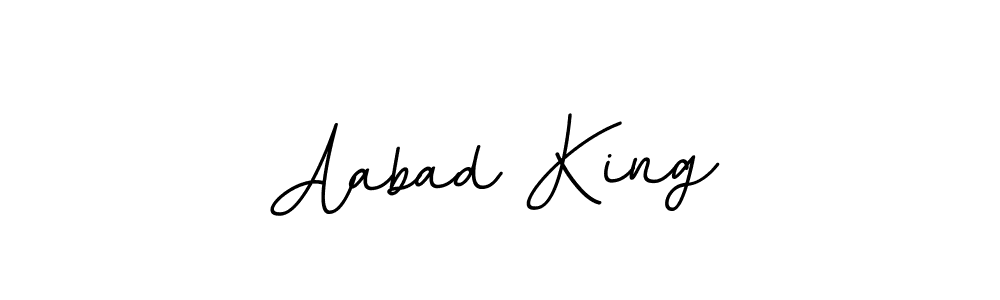 Design your own signature with our free online signature maker. With this signature software, you can create a handwritten (BallpointsItalic-DORy9) signature for name Aabad King. Aabad King signature style 11 images and pictures png