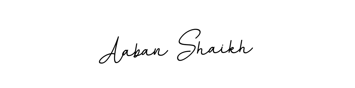Create a beautiful signature design for name Aaban Shaikh. With this signature (BallpointsItalic-DORy9) fonts, you can make a handwritten signature for free. Aaban Shaikh signature style 11 images and pictures png