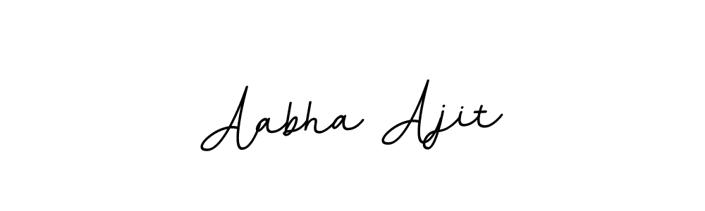 Make a beautiful signature design for name Aabha Ajit. With this signature (BallpointsItalic-DORy9) style, you can create a handwritten signature for free. Aabha Ajit signature style 11 images and pictures png
