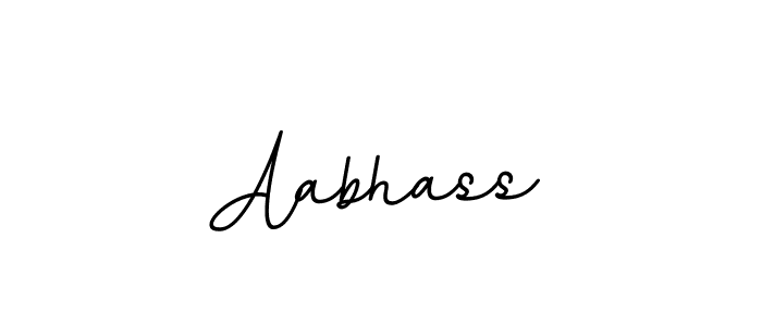 Design your own signature with our free online signature maker. With this signature software, you can create a handwritten (BallpointsItalic-DORy9) signature for name Aabhass. Aabhass signature style 11 images and pictures png