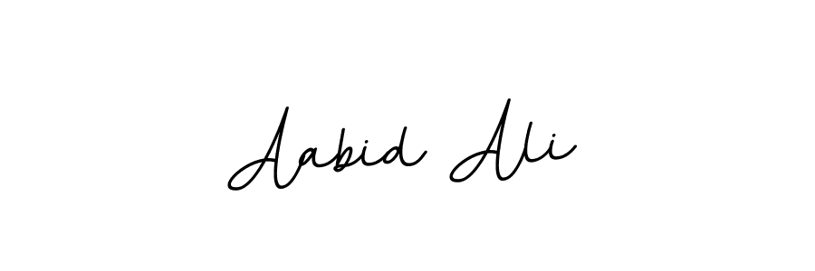 Design your own signature with our free online signature maker. With this signature software, you can create a handwritten (BallpointsItalic-DORy9) signature for name Aabid Ali. Aabid Ali signature style 11 images and pictures png