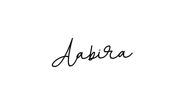 Design your own signature with our free online signature maker. With this signature software, you can create a handwritten (BallpointsItalic-DORy9) signature for name Aabira. Aabira signature style 11 images and pictures png