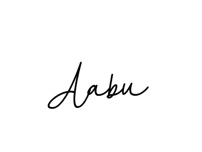 Design your own signature with our free online signature maker. With this signature software, you can create a handwritten (BallpointsItalic-DORy9) signature for name Aabu. Aabu signature style 11 images and pictures png