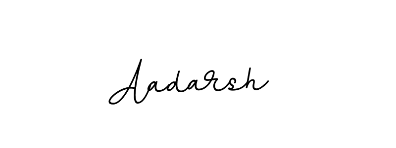 The best way (BallpointsItalic-DORy9) to make a short signature is to pick only two or three words in your name. The name Aadarsh  include a total of six letters. For converting this name. Aadarsh  signature style 11 images and pictures png