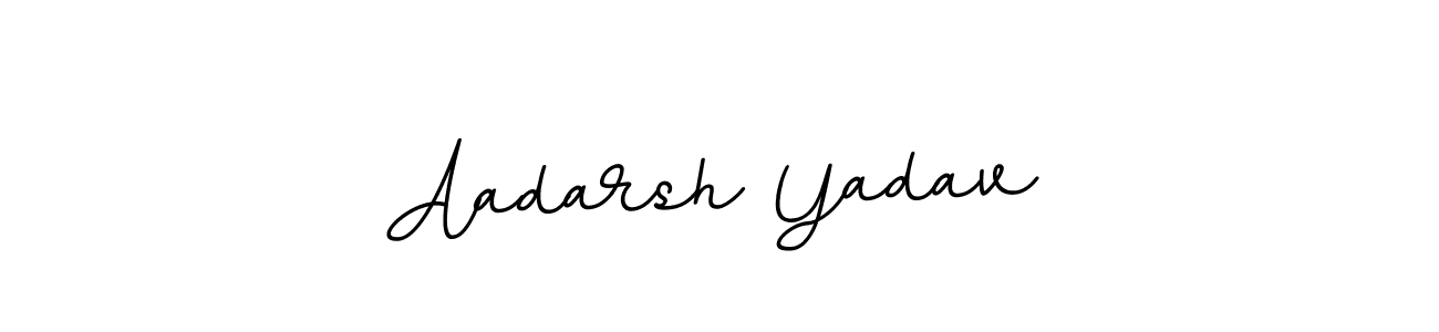 Use a signature maker to create a handwritten signature online. With this signature software, you can design (BallpointsItalic-DORy9) your own signature for name Aadarsh Yadav. Aadarsh Yadav signature style 11 images and pictures png