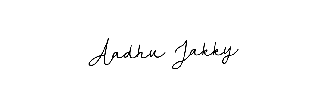 It looks lik you need a new signature style for name Aadhu Jakky. Design unique handwritten (BallpointsItalic-DORy9) signature with our free signature maker in just a few clicks. Aadhu Jakky signature style 11 images and pictures png