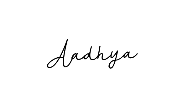 Design your own signature with our free online signature maker. With this signature software, you can create a handwritten (BallpointsItalic-DORy9) signature for name Aadhya. Aadhya signature style 11 images and pictures png