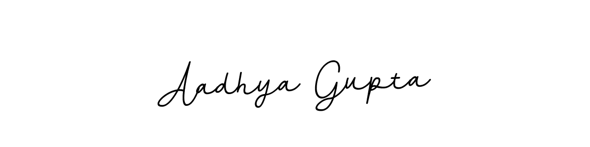 Create a beautiful signature design for name Aadhya Gupta. With this signature (BallpointsItalic-DORy9) fonts, you can make a handwritten signature for free. Aadhya Gupta signature style 11 images and pictures png