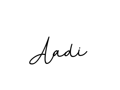 Use a signature maker to create a handwritten signature online. With this signature software, you can design (BallpointsItalic-DORy9) your own signature for name Aadi. Aadi signature style 11 images and pictures png