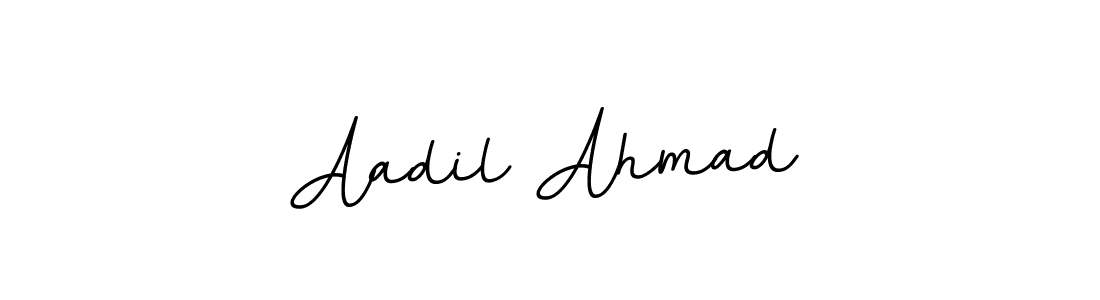 Make a beautiful signature design for name Aadil Ahmad. With this signature (BallpointsItalic-DORy9) style, you can create a handwritten signature for free. Aadil Ahmad signature style 11 images and pictures png