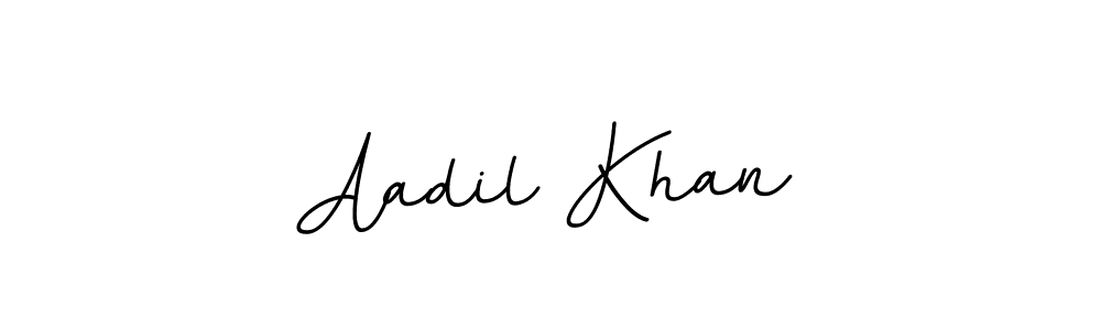 Use a signature maker to create a handwritten signature online. With this signature software, you can design (BallpointsItalic-DORy9) your own signature for name Aadil Khan. Aadil Khan signature style 11 images and pictures png