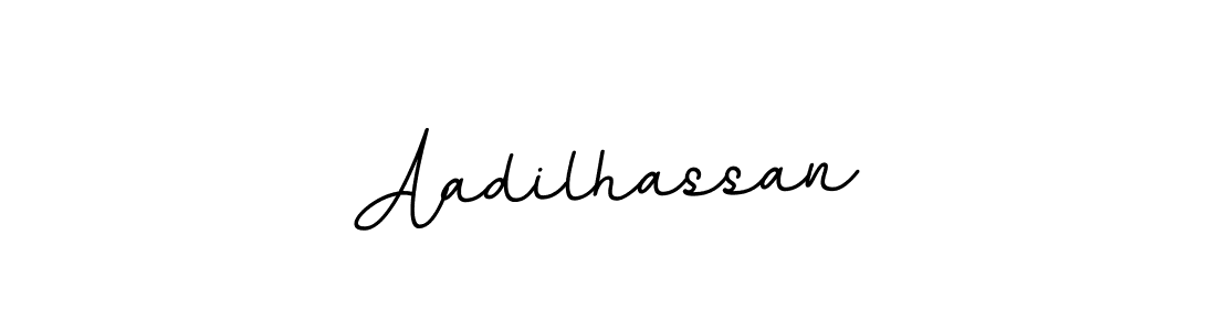 Aadilhassan stylish signature style. Best Handwritten Sign (BallpointsItalic-DORy9) for my name. Handwritten Signature Collection Ideas for my name Aadilhassan. Aadilhassan signature style 11 images and pictures png