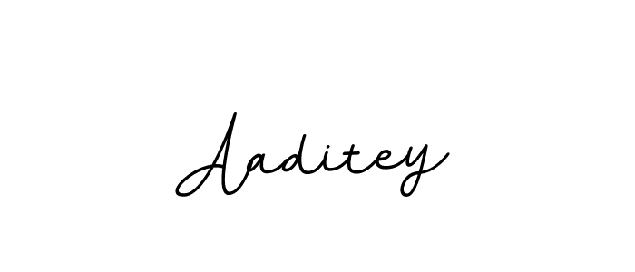 How to make Aaditey name signature. Use BallpointsItalic-DORy9 style for creating short signs online. This is the latest handwritten sign. Aaditey signature style 11 images and pictures png