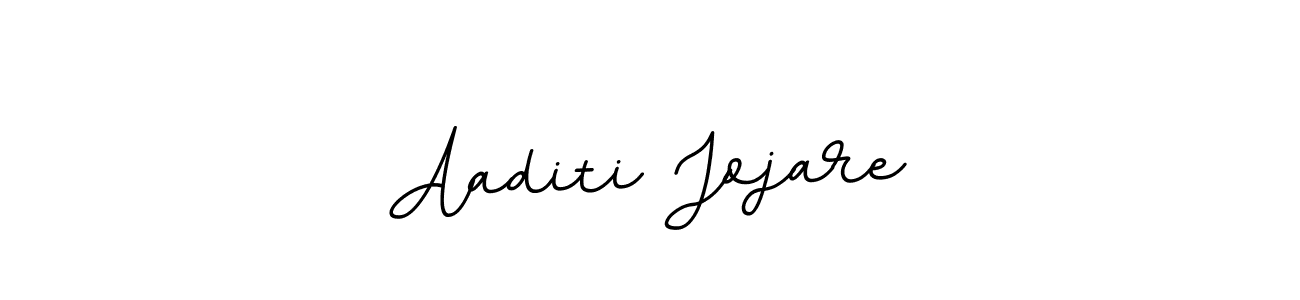 The best way (BallpointsItalic-DORy9) to make a short signature is to pick only two or three words in your name. The name Aaditi Jojare include a total of six letters. For converting this name. Aaditi Jojare signature style 11 images and pictures png