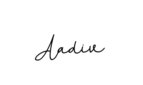 Aadiv stylish signature style. Best Handwritten Sign (BallpointsItalic-DORy9) for my name. Handwritten Signature Collection Ideas for my name Aadiv. Aadiv signature style 11 images and pictures png