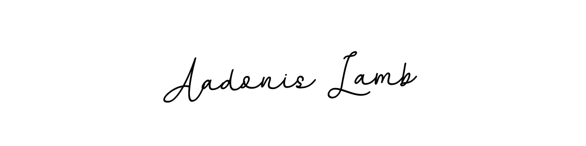 Aadonis Lamb stylish signature style. Best Handwritten Sign (BallpointsItalic-DORy9) for my name. Handwritten Signature Collection Ideas for my name Aadonis Lamb. Aadonis Lamb signature style 11 images and pictures png