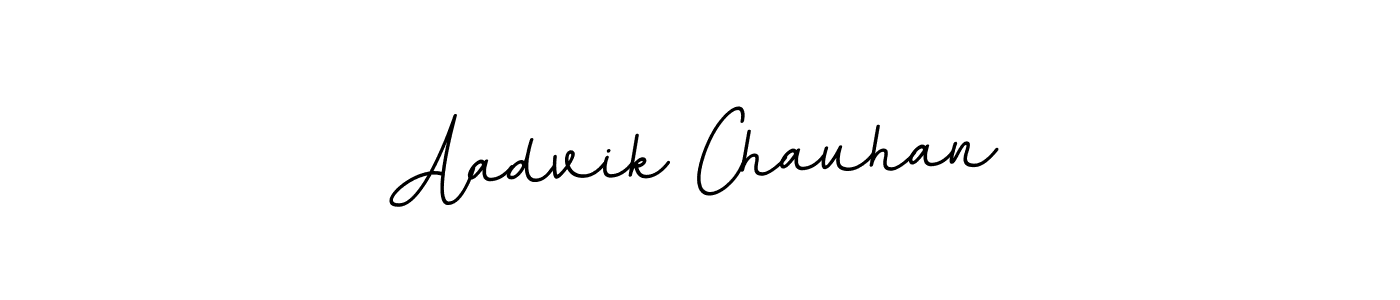 The best way (BallpointsItalic-DORy9) to make a short signature is to pick only two or three words in your name. The name Aadvik Chauhan include a total of six letters. For converting this name. Aadvik Chauhan signature style 11 images and pictures png