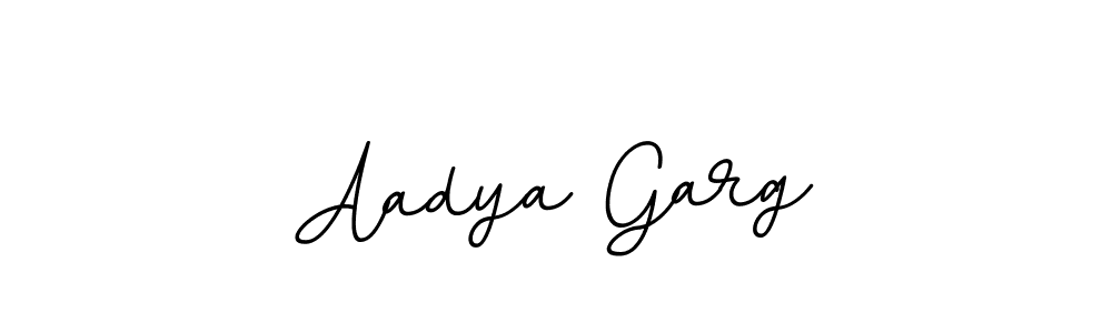 Make a beautiful signature design for name Aadya Garg. With this signature (BallpointsItalic-DORy9) style, you can create a handwritten signature for free. Aadya Garg signature style 11 images and pictures png